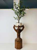 Neorenaissance/neogotisch 1880 plantenstandaard piedestal, Huis en Inrichting, Woonaccessoires | Zuilen en Pilaren, Ophalen of Verzenden