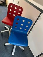 2 IKEA Bureau Stoelen - Verstelbaar, Huis en Inrichting, Stoelen, Ophalen, Kunststof, Gebruikt, Twee