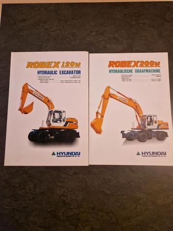 Hyundai Robex 120W & 200W Brochures beschikbaar voor biedingen