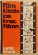 Filmtitels en trucfilms / Henk Brons - Elsevier, 1986. - 144, Boeken, Film, Tv en Media, Verzenden