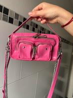 Nunoo schoudertas, Sieraden, Tassen en Uiterlijk, Tassen | Schoudertassen, Verzenden, Zo goed als nieuw, Roze, Leer