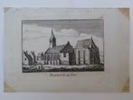 ets Kerk Noordwijk aan Zee 18e eeuw, Abraham Rademaker, Antiek en Kunst, Kunst | Etsen en Gravures, Verzenden