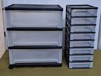 2 x plastic ladenkast / opbergbox, Ophalen, Gebruikt