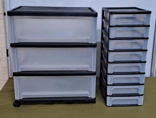 2 x plastic ladenkast / opbergbox, Doe-het-zelf en Verbouw, Kratten en Dozen, Gebruikt, Ophalen