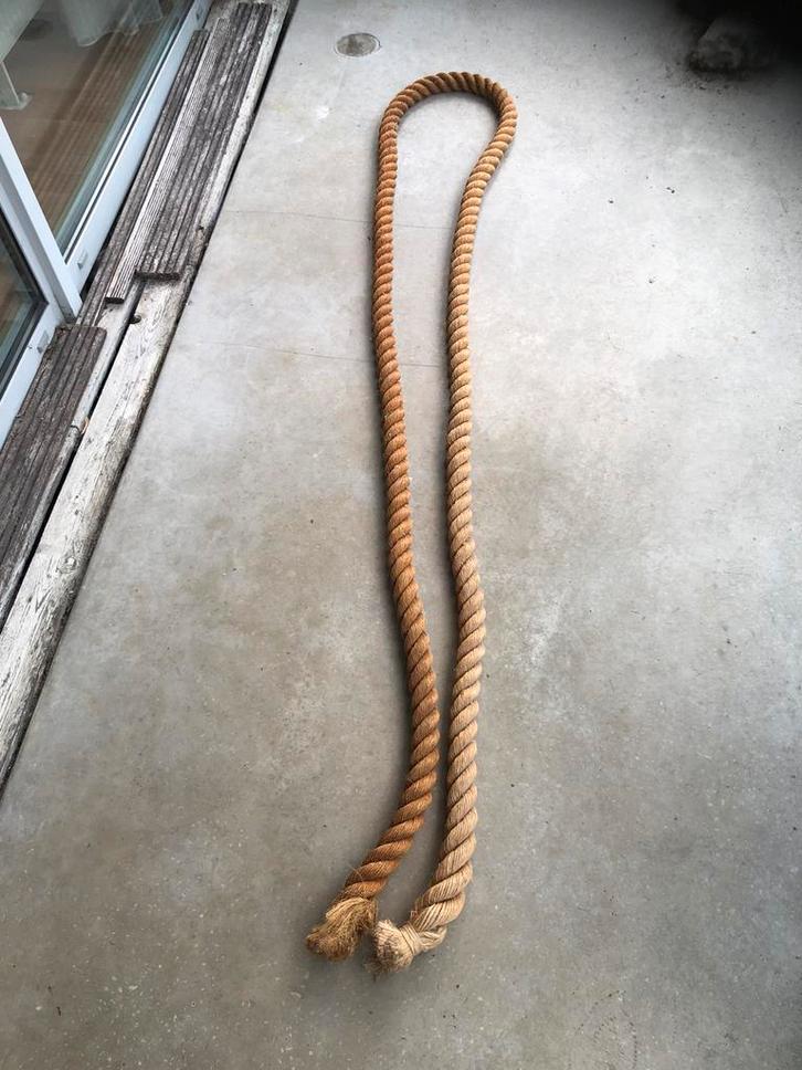 Dik touw ter decoratie 4cm x420cm dik touw, Doe-het-zelf en Verbouw, Lieren en Takels, Gebruikt, Ophalen of Verzenden