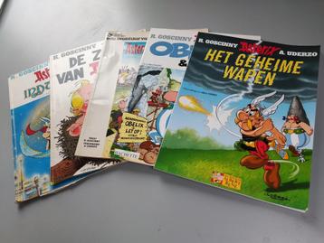 5 stripboeken Asterix en Obelix