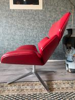 COR Shrimp swivel leather lounge chair by JEHS & LAUB, Huis en Inrichting, Modern Design, Metaal, Ophalen of Verzenden, Zo goed als nieuw