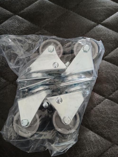 Nieuwe Zwenkwielen - Set van 4, Doe-het-zelf en Verbouw, Zwenkwielen, Nieuw, Ophalen of Verzenden
