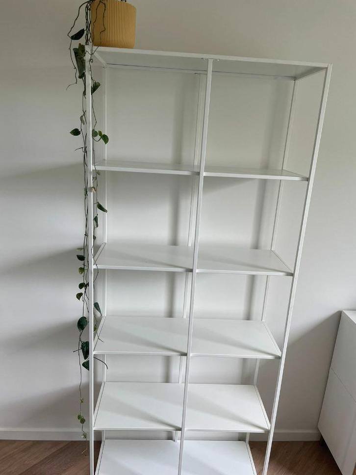 Vakkenkast Zoë metaal, Karwei, stelling, licht gewich metaal, Huis en Inrichting, Kasten | Boekenkasten, Gebruikt, 50 tot 100 cm