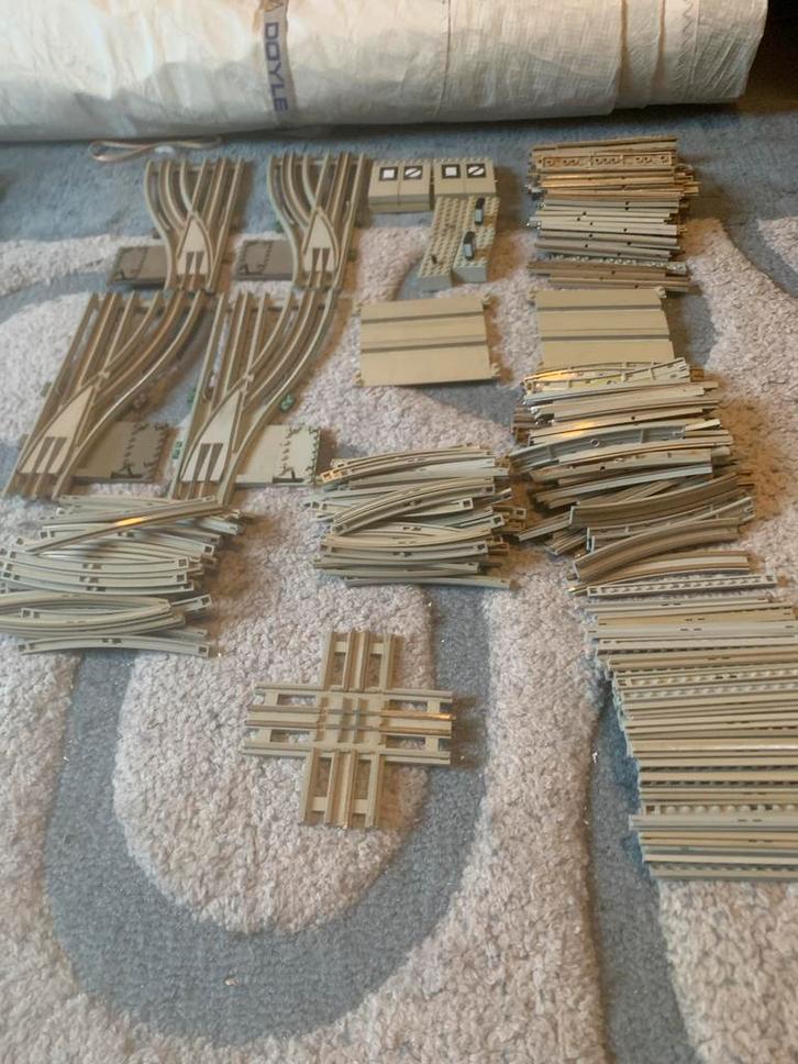 Groot pakket 12V Lego rails voor treinen, Kinderen en Baby's, Speelgoed | Duplo en Lego, Gebruikt, Lego, Complete set, Ophalen of Verzenden