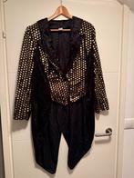 Carnavalspak Zwart met Gouden Hartjes - Maat 48, Kleding | Dames, Carnavalskleding en Feestkleding, Carnaval, Maat 46/48 (XL) of groter
