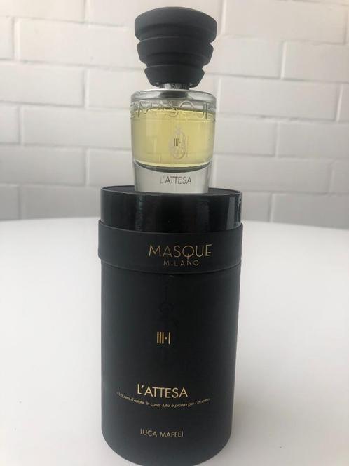 L'Attesa-Masque Milano-decants-stalen, Sieraden, Tassen en Uiterlijk, Uiterlijk | Parfum, Zo goed als nieuw, Verzenden