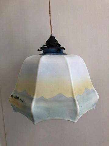 Art Deco opaline lampenkap natuur beschikbaar voor biedingen