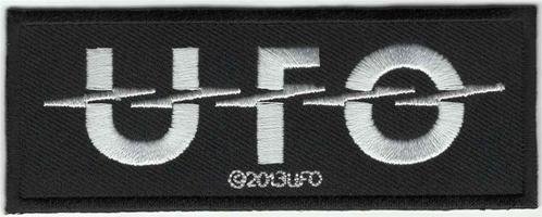 UFO stoffen opstrijk patch embleem, Verzamelen, Muziek, Artiesten en Beroemdheden, Nieuw, Kleding, Verzenden