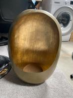 2 xxl gouden egg windlichten, Huis en Inrichting, Ophalen of Verzenden, Zo goed als nieuw, Metaal, Minder dan 25 cm