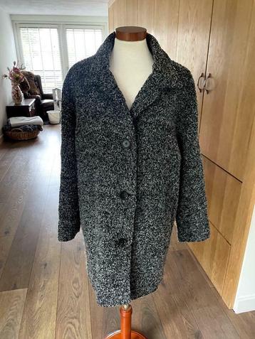 Flame boyfriend fit oversized Bouclé jas grijs ZGAN maat S beschikbaar voor biedingen
