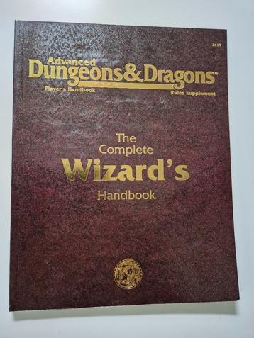 The Complete Wizard’s Handbook (2115) – AD&D 2e beschikbaar voor biedingen