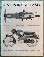 Advertentie Union Boomerang, Verzenden, 1960 tot 1980, Nederland, Knipsel(s)