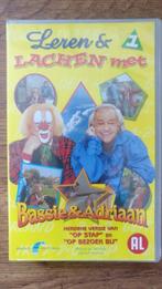 Leren & lachen met Bassie & Adriaan Delen 1 en 3, Cd's en Dvd's, VHS | Kinderen en Jeugd, Alle leeftijden, Ophalen of Verzenden