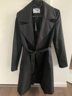 CVRD Brooklyn zwart trenchcoat met strikceintuur maat M, Maat 38/40 (M), CVRD, Zwart, Nieuw