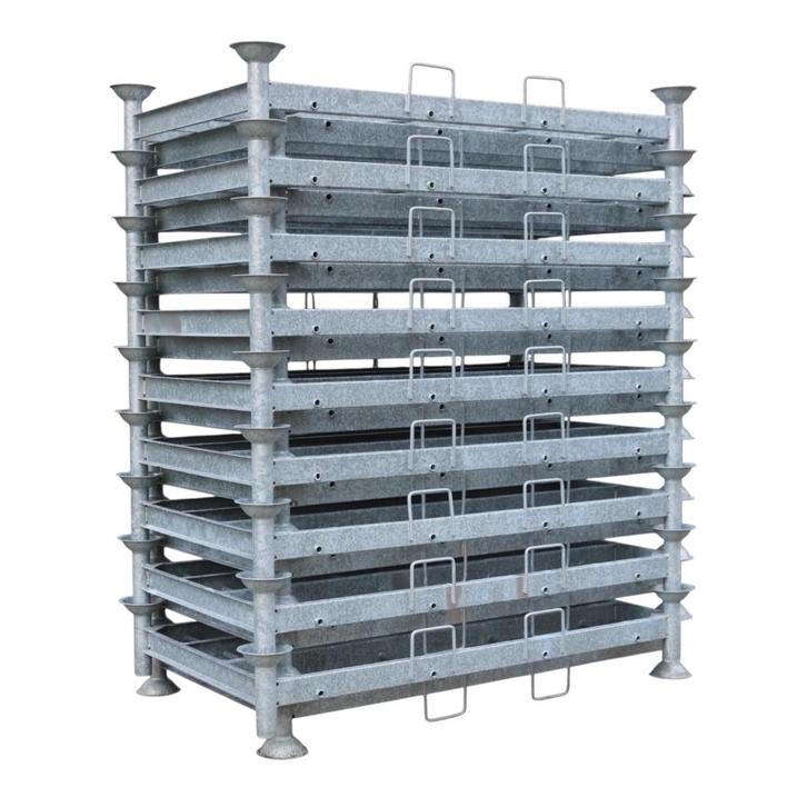 Stapelrekken Stapelracks Manuracks SR01, Doe-het-zelf en Verbouw, Kratten en Dozen, Nieuw, Overige typen, 100 cm of meer, Minder dan 35 cm