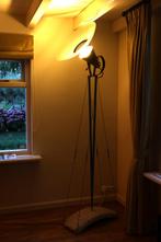 industriele design vloerlamp, Huis en Inrichting, Lampen | Vloerlampen, Ophalen, Gebruikt, 200 cm of meer, Glas