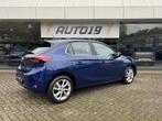 Opel Corsa 1.2 Turbo 100pk Elegance, Auto's, Voorwielaandrijving, Stof, Gebruikt, Blauw