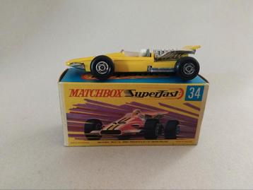Superfast Matchbox 1970 #34 Formula 1 Racing Car  3INCH beschikbaar voor biedingen