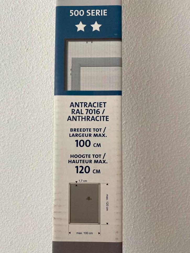 Bruynzeel voorzethor 3 stuks, Huis en Inrichting, Stoffering | Gordijnen en Lamellen, Nieuw, 100 tot 150 cm, 50 tot 100 cm, Grijs