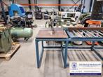 Graule ZS 170 3kW met rollenbaan 4m 3m 2m en lengtemeetsyst, Doe-het-zelf en Verbouw, Gereedschap | Zaagmachines, Ophalen, Gebruikt