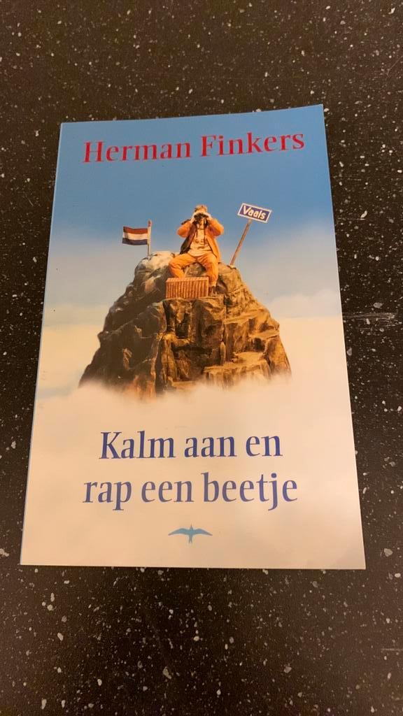 Herman Finkers - Kalm aan en rap een beetje, Boeken, Literatuur, Zo goed als nieuw, Ophalen of Verzenden