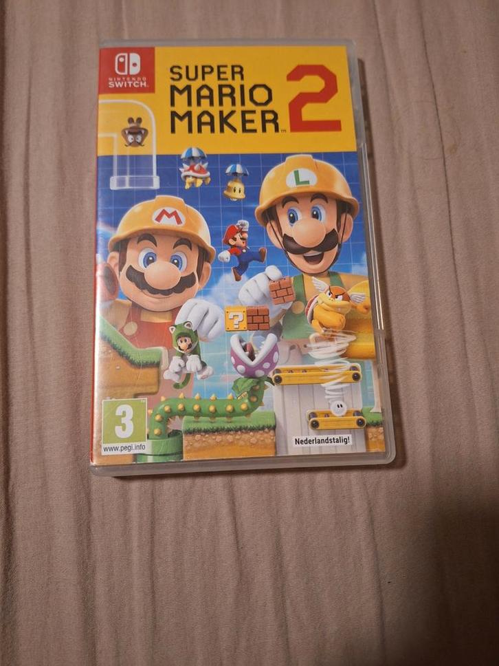 Super Mario Maker 2 - Nintendo Switch, Spelcomputers en Games, Games | Nintendo Switch, Zo goed als nieuw, Platform, 2 spelers