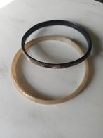 Hoorn Armbanden Set, Sieraden, Tassen en Uiterlijk, Armbanden, Ophalen of Verzenden, Zo goed als nieuw, Zwart, Overige materialen