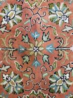Handgemaakt oosters wol Keshan tapijt floral pink 247x345cm, 200 cm of meer, 200 cm of meer, Perzisch vintage oosters HYPE, Rechthoekig
