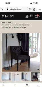 Vloerlamp luuk op betonnen voet, Huis en Inrichting, Woonaccessoires | Spiegels, Ophalen of Verzenden, Zo goed als nieuw, Rond