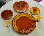 Spaans Tapas Servies - Handbeschilderd, Antiek en Kunst, Antiek | Keramiek en Aardewerk, Ophalen of Verzenden
