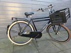 Mooie zwarte stadsfiets, Fietsen en Brommers, Fietsen | Heren | Herenfietsen, Gebruikt, Versnellingen, 53 tot 57 cm, Ophalen