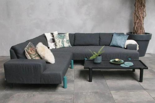 Nieuw uit voorraad | Fonteyn Loungeset Twins Sooty -Green, Tuin en Terras, Tuinsets en Loungesets, Nieuw, Loungeset, Aluminium