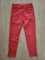Para Mi skinny broek, rood, mt 36, ritsjes onderaan, Para Mi, Ophalen of Verzenden, Zo goed als nieuw, Maat 36 (S)