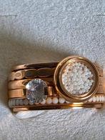 Rosé IXXXI ring maat 16. H10, Sieraden, Tassen en Uiterlijk, Ringen, Overige materialen, Bruin, Ophalen of Verzenden, Dame