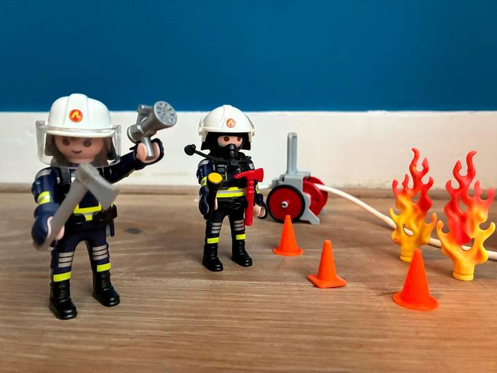 Playmobil Brandweermannen met Blussysteem - 9468, Kinderen en Baby's, Speelgoed | Playmobil, Gebruikt, Complete set, Ophalen of Verzenden