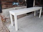 Lange smalle tafel / sidetable, Ophalen, Gebruikt, Landelijk, 150 tot 200 cm