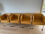 Lensvelt Deejay armstoel / fauteuil - design - echt leder, Huis en Inrichting, Stoelen, Ophalen, Zo goed als nieuw