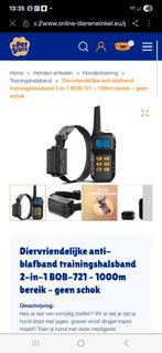 Honden blafband met afstandsbediening, Ophalen of Verzenden, Zo goed als nieuw
