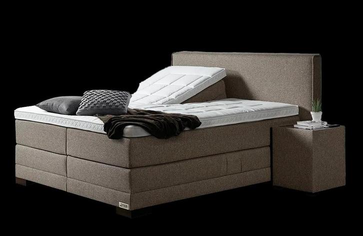 Te koop boxspring Belfast met Aeromax Swiss Sense topmatras, Huis en Inrichting, Slaapkamer | Boxsprings, Zo goed als nieuw, 180 cm