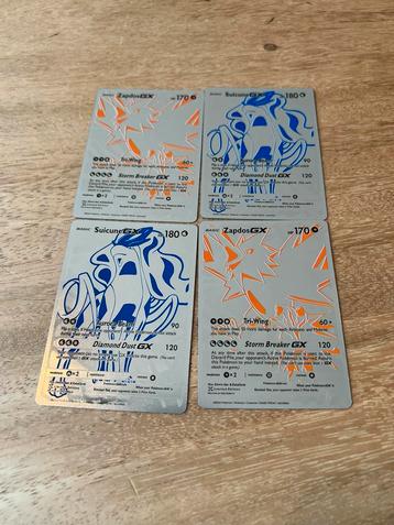 Pokémon GX Zilver Set - 4 Kaarten beschikbaar voor biedingen