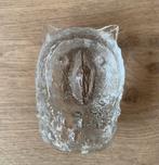 Vintage Modern Lood Kristal Glazen Uil Pukeberg Zweden ZGAN, Ophalen of Verzenden