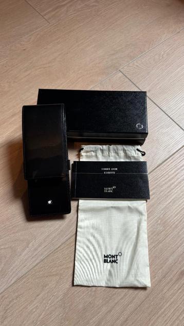 Montblanc lederen pen etui 14313 - 3 pennen beschikbaar voor biedingen