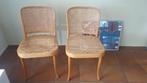 2 Thonet stoelen naturel hout, Ophalen, Modern design, Gebruikt, Twee