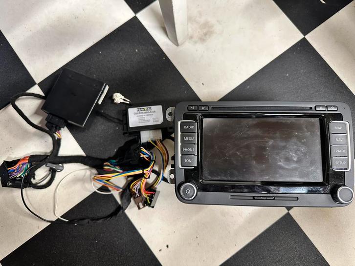 Origineel VW RNS 510 D met Kufatec Fiscon bluetooth Navi DVD, Auto diversen, Autonavigatie, Ophalen of Verzenden